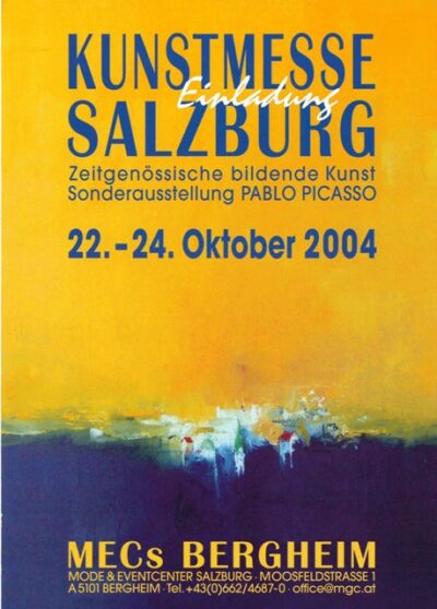 Kunstauustellung Akt-Malerei: Plakat zur Kunstmesse Salzburg