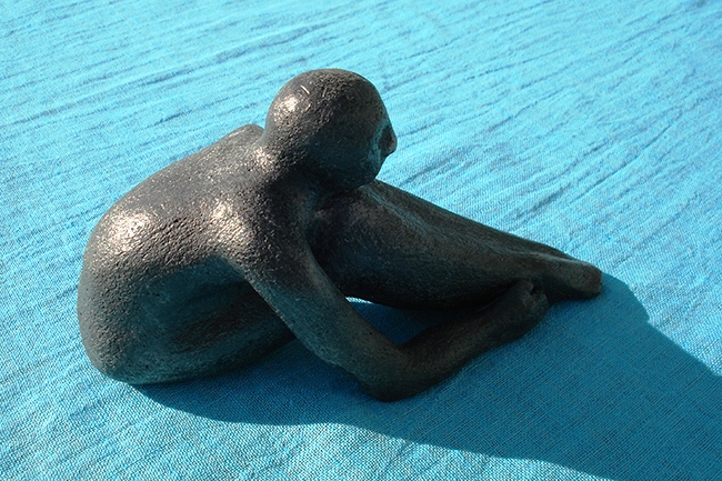 Raku-Skulptur Kleine Figur - ArtLara