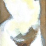 abstrahierte Aktmalerei weiblicher Torso Eros - ArtLara