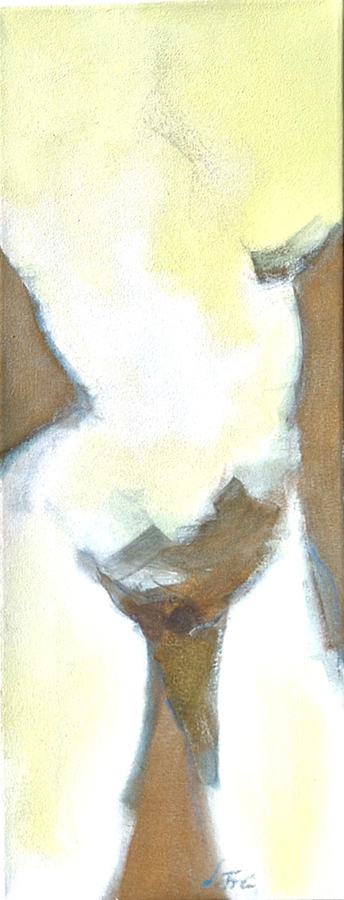abstrahierte Aktmalerei weiblicher Torso Eros - ArtLara